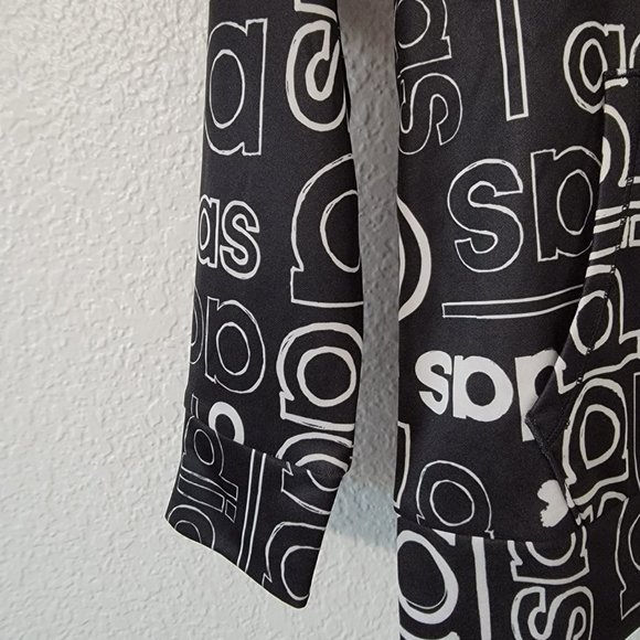 Adidas Boys Hoodie size Large (14) Thumbhole NWT - Picture 4 of 7